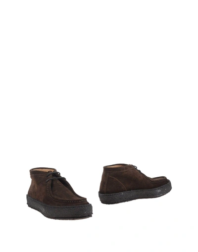 Shop Pantofola D'oro Ankle Boots In Dark Brown