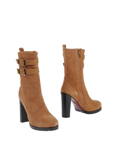 Shop Cesare Paciotti Ankle Boot In Sand