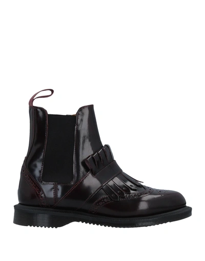 Shop Dr. Martens' Ankle Boot In Deep Purple