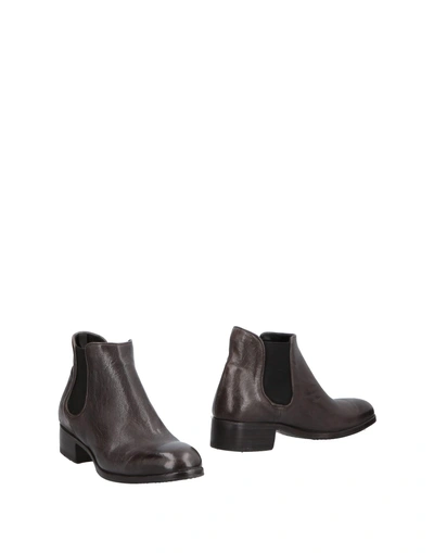 Shop Alberto Fasciani Ankle Boots In Steel Grey