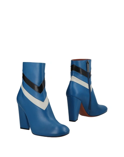Shop Missoni Ankle Boots In Blue