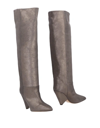 Shop Isabel Marant Boots In Grey