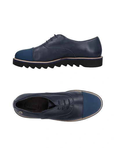Shop Verba Laced Shoes In Dark Blue