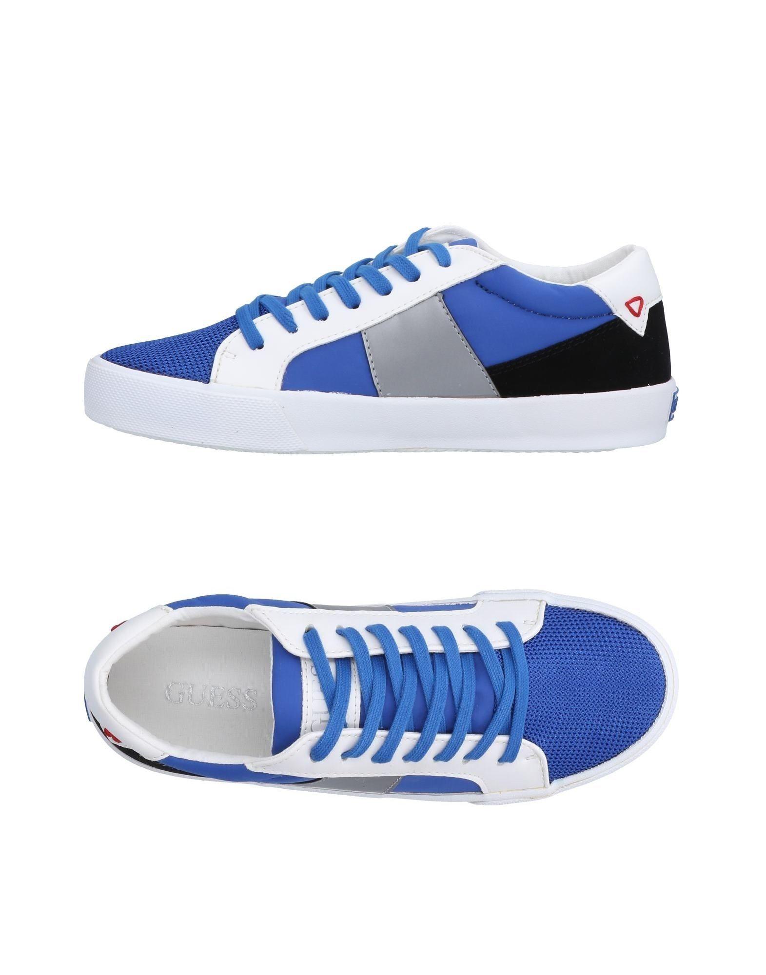 blue guess sneakers