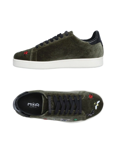 Shop Moa Master Of Arts Sneakers In Dark Green