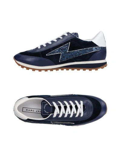 Shop Marc Jacobs Sneakers In Dark Blue