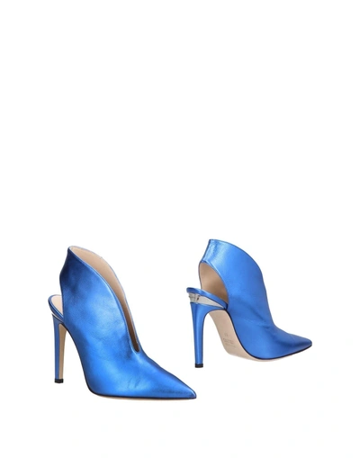 Shop Pinko Booties In Bright Blue