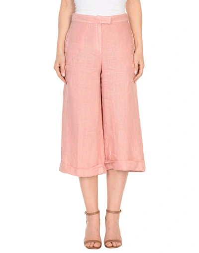 Shop Alessandro Dell'acqua Cropped Pants & Culottes In Pink