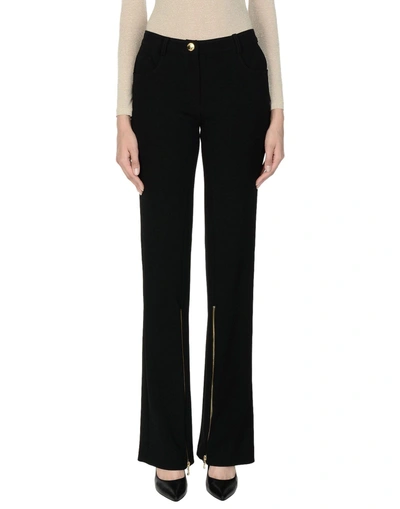 Shop Moschino Woman Pants Black Size 14 Triacetate, Polyester