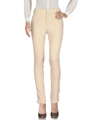 Shop Ralph Lauren Casual Pants In Beige