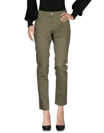 Shop Alviero Martini 1a Classe Casual Pants In Military Green
