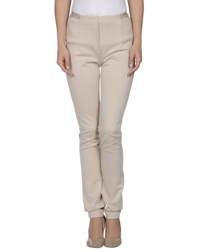 Shop Cacharel Casual Pants In Beige