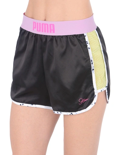 Shop Puma X Sophia Webster Shorts In Black