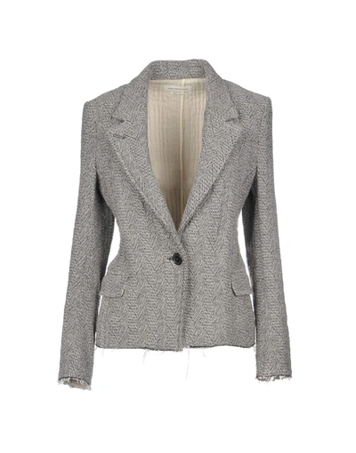 Shop Isabel Marant Étoile Sartorial Jacket In Light Grey