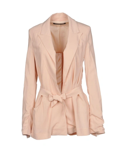 Shop Francesca Piccini Sartorial Jacket In Pink