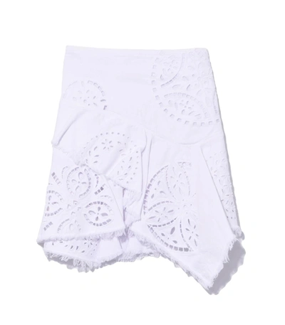 Shop Isabel Marant White Relden Skirt