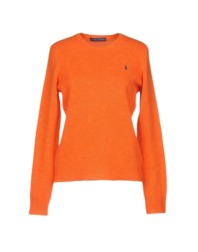 Shop Ralph Lauren Sweaters In Orange