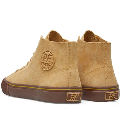 Shop Universal Works X P.f. Flyers Centre Hi In Brown