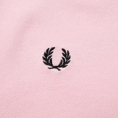 Shop Fred Perry Women's Slim Fit Twin Tipped Polo In Pink