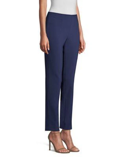 Shop Michael Kors Stretch Wool Skinny Pants In Maritime