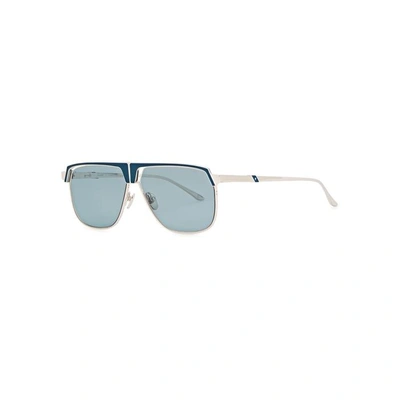 Shop Leisure Society Savoye Polarised 12ct Silver-plated Sunglasses