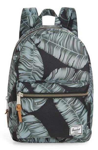 Shop Herschel Supply Co Grove Backpack - Black In Black Palm