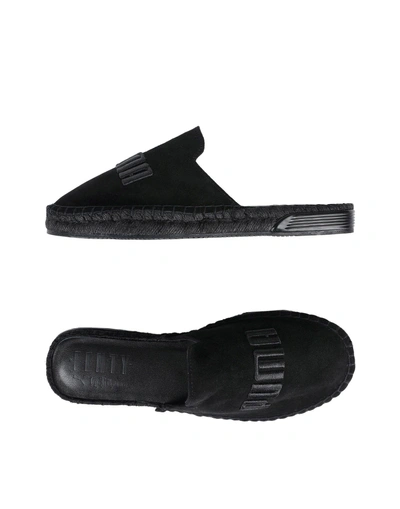 Shop Fenty X Puma Mules In Black