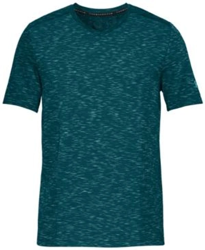 Shop Under Armour Men's Threadborne Seamless T-shirt In Teal