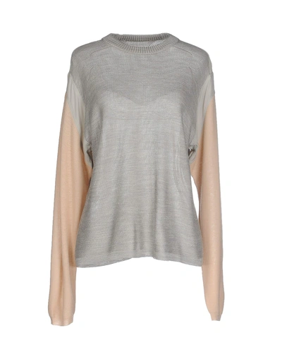 Shop Reed Krakoff Sweaters In Light Grey
