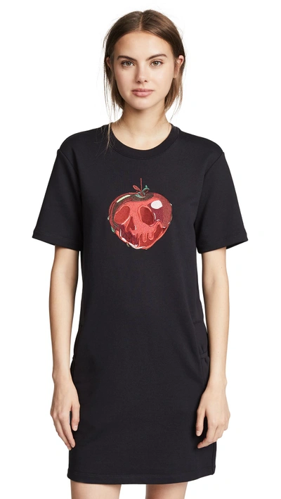 Shop Coach 1941 X Disney Poison Apple T-shirt Dress In Black