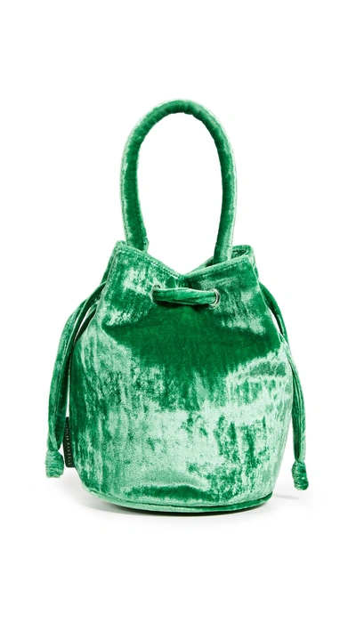 Shop Loeffler Randall Jesmyn Bucket Bag In Emerald
