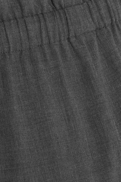 Shop Atlantique Ascoli Voyage Cotton-fleece Pants In Gray