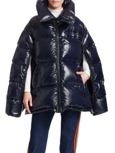 Shop Calvin Klein 205w39nyc Nylon Puffer Jacket In Navy