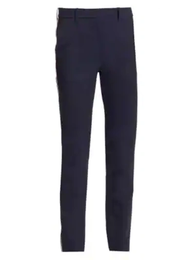 Shop Calvin Klein 205w39nyc Side Stripe Pants In Navy