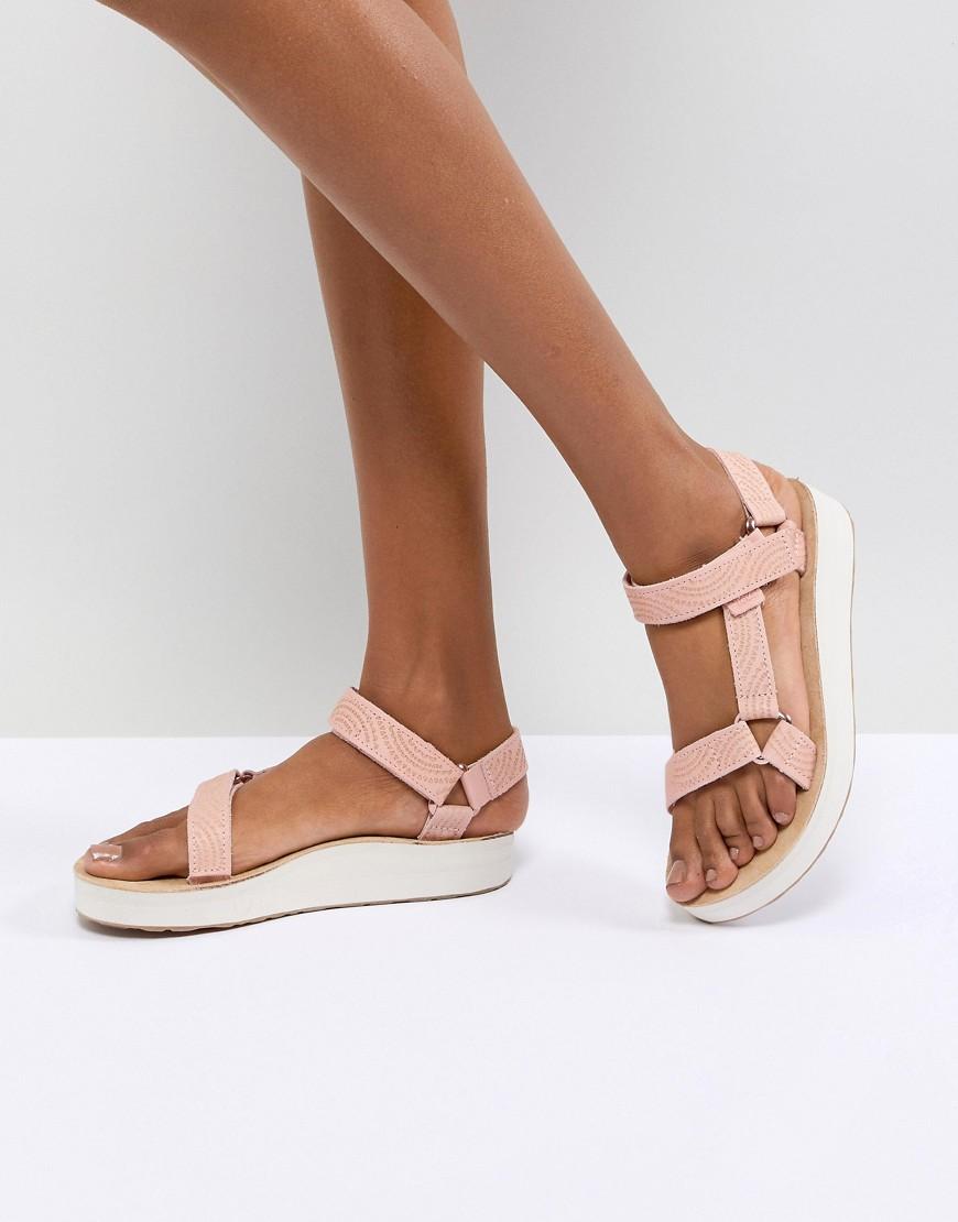 teva sandals pink