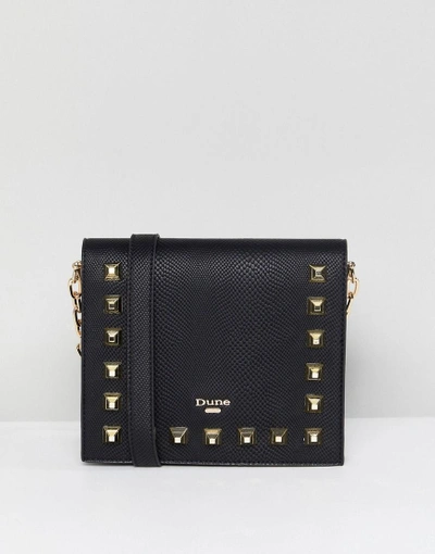 Shop Dune Diago Studded Crossbody Bag - Black