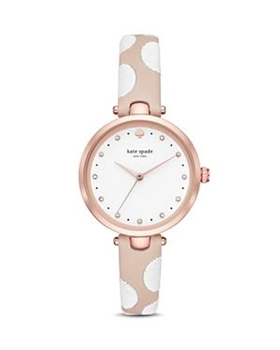 Shop Kate Spade New York Holland Watch, 34mm In White/multi