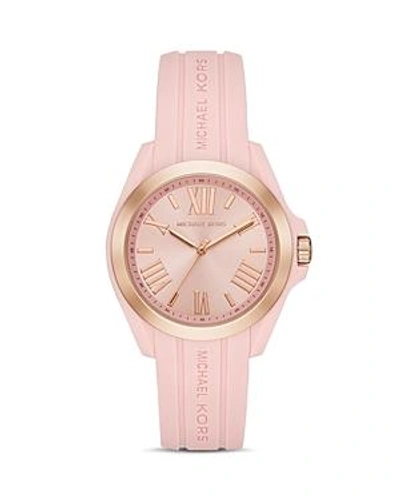 Shop Michael Kors Bradshaw Watch, 38mm X 46mm In Pink