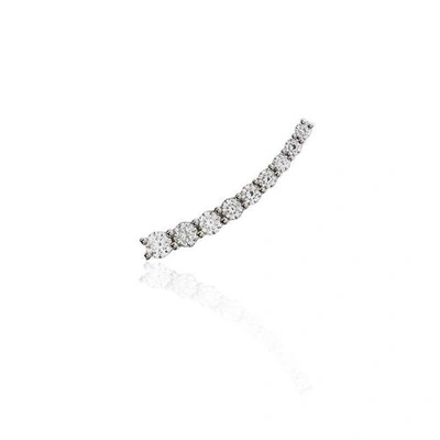 Shop Alinka Jewellery Dasha Large Left Ear Cuff White Gold