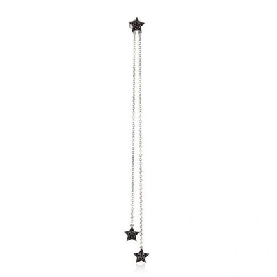 Shop Alinka Jewellery Stasia Mini Chain Drop Earring Black Diamonds