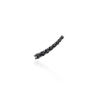 Shop Alinka Jewellery Dasha Small Left Ear Cuff Black Diamonds