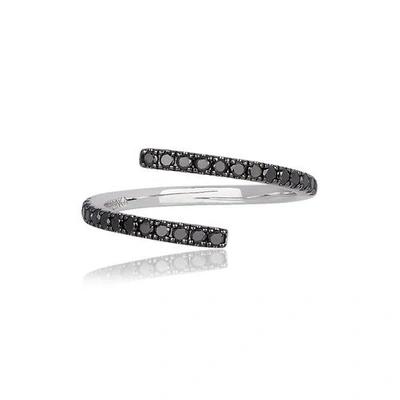 Shop Alinka Jewellery Eclipse Ring Black Diamonds