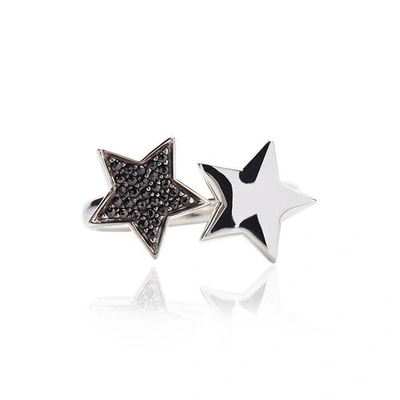 Shop Alinka Jewellery Stasia One Star Ring Black Diamonds