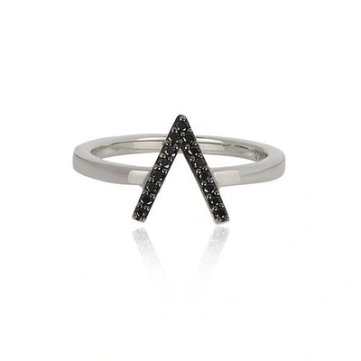 Shop Alinka Jewellery Id Ring Black Diamonds