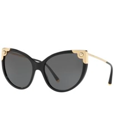Shop Dolce & Gabbana Sunglasses, Dg4337 60 In Black/grey