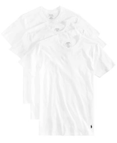 Polo Ralph Lauren Men's 3-pack Classic Undershirts In White