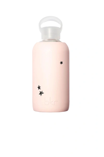 Shop Bkr Metallic Stars 500 ml Water Bottle In Pink. In Tutu Black Star