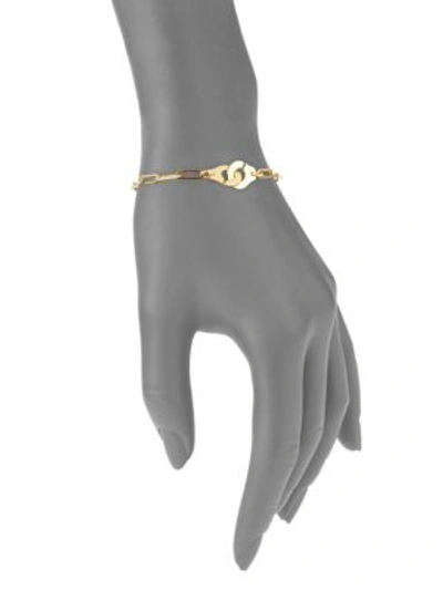 Shop Dinh Van Menottes 18k Yellow Gold Chain Bracelet