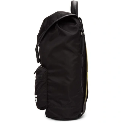 Shop Givenchy Black Fast  Light 3 Backpack In 974 Blk/ylw