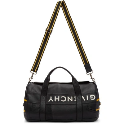 Shop Givenchy Black And Yellow Mc3 Reverse Duffle Bag In 003 Blk/ylw